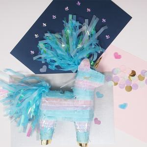 EASTTERN Piñata <span class=keywords><strong>Licorne</strong></span> en Papier de Haute Qualité 12 Pouces pour Anniversaire d'Enfant, Décoration Quotidienne de la Maison, Fournitures de Fête - Product Image 4