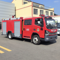 Camion de pompier forestier tout-terrain Dongfeng 2*4 diesel avec réservoir d'eau pour la lutte contre les incendies dans les usines, livraison mondiale gratuite