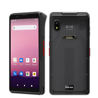 Barato 4GB RAM 64GB ROM Android 12,0 portátil PDA escáner de código de barras 6 pulgadas pantalla táctil portátil PDA colector de datos