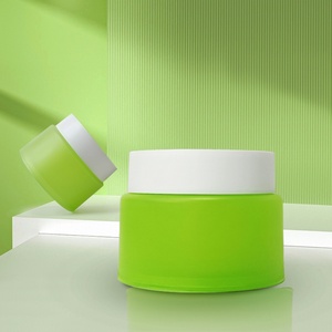 Custom Colored Pot 25g 50g 100g Baby Face Cream Body Butter Cosmetic Packaging Containers Double Wall PP <b>Plastic</b> Balm <b>Jar</b> with l - Product Image 1
