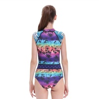 Vente chaude de haute qualité femmes personnalisé 3mm néoprène à manches courtes Rashguard pour MMA plongée surf combinaison avec pour les Sports nautiques