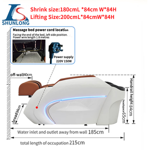 Champú de masaje eléctrico, cama para la cabeza, Spa, cama de masaje, peluquería, silla de lavado con terapia de cabeza - Product Image 3