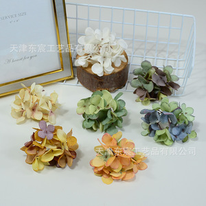 Artesanía Dongchen, Hortensia Artificial de 8 cm de Diámetro, Flor de Seda, Decoración para Bodas y Hogar - Product Image 4