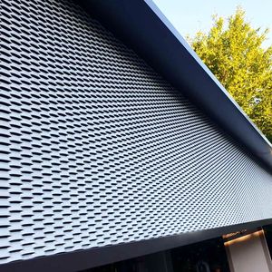 Maille métallique expansée en aluminium PVDF <span class=keywords><strong>anti</strong></span>-corrosion pour revêtement de façade Utilisation en zone humide - Product Image 1