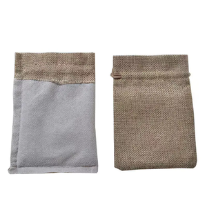 Bolsas de Yute Personalizables de 13*18cm con Cordón, Bolsitas Reutilizables de Arpillera para Compras, Bolsas de Yute para Uso Doméstico, Bolsas para Pelucas - Product Image 4