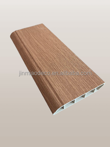 Plinthe en PVC/SPC à effet bois, ligne décorative pour sol, accessoire de sol, lignes décoratives imperméables et durables H80MM - Product Image 6