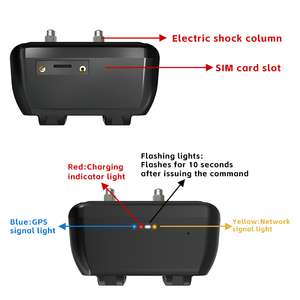 Đặc biệt wifi không thấm nước từ chó theo dõi cổ áo 1-năm PC Android app <span class=keywords><strong>L</strong></span>ịch Sử theo dõi <span class=keywords><strong>GPRS</strong></span> <span class=keywords><strong>GSM</strong></span> lbs AGPS Beidou 4000mAh - Product Image 2