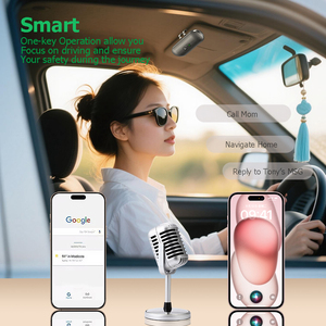 T18 Kit voiture mains libres haut-parleur <span class=keywords><strong>multipoint</strong></span> pare-soleil haut-parleur pour téléphone Smartphones chargeur de voiture mains libres <span class=keywords><strong>Bluetooth</strong></span> - Product Image 4