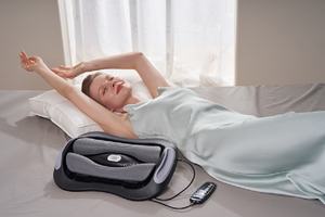 Alphay pemijat pinggang terapi, alat pijat panas dapat disesuaikan dengan perangkat traksi untuk meredakan otot punggung bawah - Product Image 2