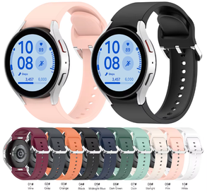 Nouveau <span class=keywords><strong>bracelet</strong></span> de <span class=keywords><strong>montre</strong></span> en silicone de 20 mm pour <span class=keywords><strong>Samsung</strong></span> <span class=keywords><strong>Galaxy</strong></span> <span class=keywords><strong>Watch</strong></span> 7 6 <span class=keywords><strong>5</strong></span> FE, <span class=keywords><strong>bracelet</strong></span> de <span class=keywords><strong>montre</strong></span> respirant, <span class=keywords><strong>bracelet</strong></span> 40/44 mm, connecteur officiel - Product Image 6