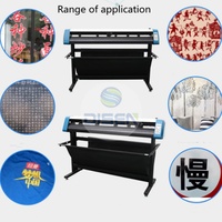 Cortadora de Vinilo Automática con Motor Paso a Paso de 135 cm, Plotter de Corte de Contornos DSA-1350AB con Precisión de +/-0.01 mm, 110V/220V