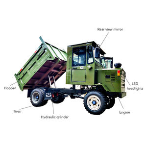 Nouveau véhicule agricole 4x4 de transport multifonctionnel de camion léger à quatre roues - Product Image 5