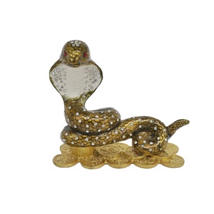 2025 New Metal Craft From China Snake Metal Figure Wholesale 2025 Snake Year Gifts Enamel Snake Gifts