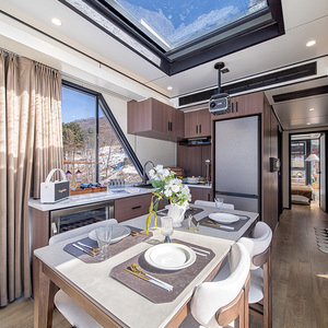 CE prefab cabins & Tiny houses nổi Nhà thuyền di động cắm trại khu nghỉ mát - Product Image 3