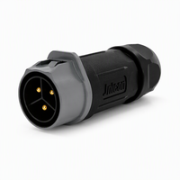 Connecteur industriel étanche à faible contact et haute isolation MJ24, résistant aux vibrations et à la traction, avec prise mâle-femelle en métal, anti-poussière