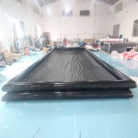 Collecteur d'eau de lavage de voiture, tapis de lavage gonflable en PVC étanche, boîte de rangement pour véhicule