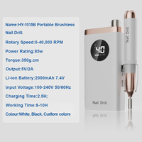Torno de Uñas Profesional HOWYEA Recargable 40000 RPM Máquina de Uñas Eléctrica