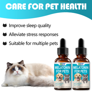 Công thức Thảo Dược Giảm vật nuôi chăm sóc sức khỏe bổ sung Melatonin giọt chất lỏng cho giấc ngủ tốt cải thiện chất lượng giấc ngủ - Product Image 3