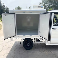 Camion frigorifique électrique personnalisable, véhicule de chaîne du froid fermé, unité de réfrigération, usage commercial, moteur 1500W