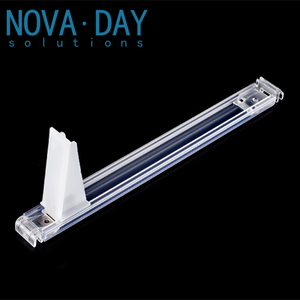 Hangzhou Novaday Plastic Transparent Cosmetic Shop Display Pusher Shelf Divider