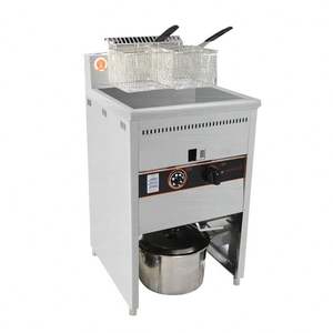 เครื่องทอด<span class=keywords><strong>ไก่</strong></span>แบบเปิดสองชั้นสำหรับทอดแบบใช้แก๊สไก่15L 20L - Product Image 5