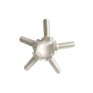 בורג פלדה מגולוון GB30, קצה גדול קצה קטן, גוף קצר, חצי הברגה, פלדת פחמן, דרגה 4.8, תוצרת סין - Product Image 6