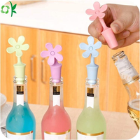 Bouchon de bouteille de vin en silicone en forme de fleur OKSILICONE, bouchon de bouteille de vin, bouchon de bouteille, accessoires de cuisine