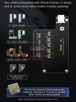 Qianli ICopy Plus 2.2 Récupération d'identification de visage et activation de la série IP X - 14 et récupération de couleur d'origine LCD pour la réparation de téléphone