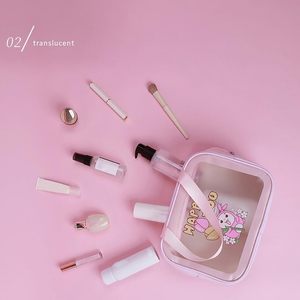 Custom logo Wholesale <b>Travel</b> Waterproof Happy Too Cosmetic <b>Bag</b> Pu Pvc Hanging <b>clear</b> Washbag with Visible Window - Product Image 3