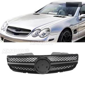 Bandes décoratives pour calandre de voiture, kit carrosserie, calandre avant pour Mercedes Benz Classe SL R230 AMG 2007-2009 - Product Image 1