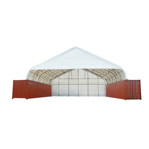 Abri <span class=keywords><strong>de</strong></span> stockage portable W65'xL40' en PVC imperméable à double treillis pour conteneurs maritimes <span class=keywords><strong>de</strong></span> 20ft/40ft à vendre - Product Image 1