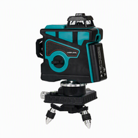 Niveau laser 12 lignes Teal avec support triangulaire, sac de transport, chargeur de batterie et lunettes de sécurité pour l'installation de carreaux – Vente en gros OEM
