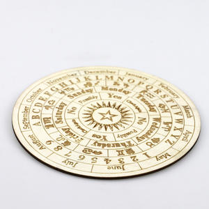 초급 요술 용품 나무 상자 벽 표지판을위한 운세 형이상학 메시지 정보 - Product Image 2