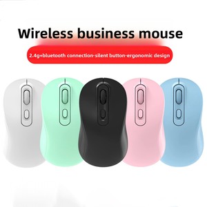 Ratón inalámbrico, ratón portátil delgado de 2,4G para ordenador portátil con receptor USB, ratón óptico silencioso para portátil, PC, ordenador portátil - Product Image 4