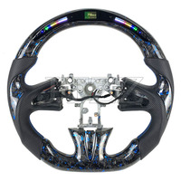 Volant de course en fibre de carbone LED modifié pour Infiniti Q50 Q50S QX50