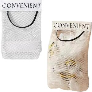 Large Capacity Wall-mounted <b>Plastic</b> <b>Kitchen</b> Garbage Bag Storage Artifact with Net Medical Kit Set - Product Image 1