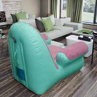 Vente chaude Personnalisé Moderne Rose Simple Air Canapé Chaise Pliable Canapé Gonflable pour Une Utilisation Intérieure/Extérieure