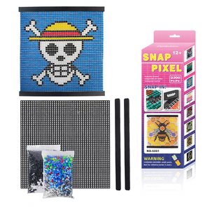 Ensemble de perles de puzzle en plastique, panda géant, puzzle créatif DIY, jouet pour enfants de 7 à 14 ans avec des perles de 5 mm - Product Image 1