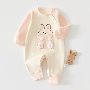 Combinaison pour bébé fille, doublure polaire épaisse, combinaison chaude pour le printemps, l'automne et l'hiver, vêtements d'extérieur - Product Image 1