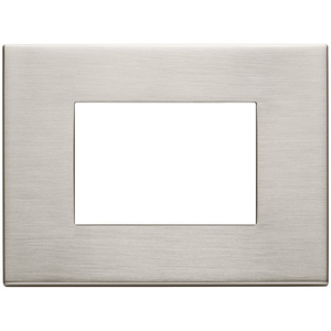Brushed Nickel Wall <b>Plate</b> 12.7 X 9.3 Cm For <b>Switches</b> - Product Image 1
