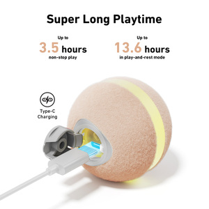 Brinquedo Interativo para Gatos Cheerble M3, Bolas Elétricas Modernas e Divertidas, Brinquedo Automático Sustentável em Plástico, Estilo Fashion - Product Image 6