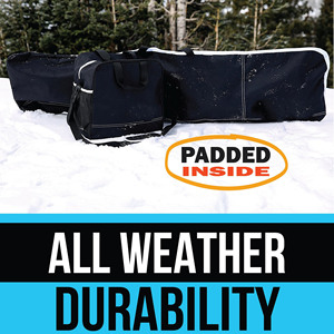 Housse de protection pour snowboard imperméable, haute élasticité, coque rigide, protection des bords, sac antivol, design léger, multi-ports USB, transport multiple - Product Image 3