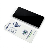 Protection d'écran en verre trempé ultra-fin transparent anti-statique à haute teneur en aluminium avec déverrouillage par empreinte digitale pour Samsung Galaxy S24 Ultra