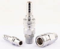 Raccord rapide pneumatique en acier au carbone chromé série PCC pour outils pneumatiques industriels
