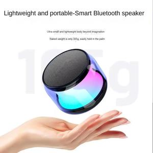 Enceintes Stéréo S100 RGB Sans Fil LED Étanche pour Extérieur avec Carte Mémoire TF Utilisation Domestique et Extérieure pour Téléphone Mobile Ordinateur - Product Image 3
