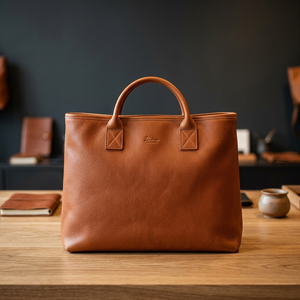 OEM Customized Vintage Clutch Handbags Genuine <b>Leather</b> Natural Crafts Girls Bags Purse Waterproof Large Capacity Shoulder Strap - Product Image 1