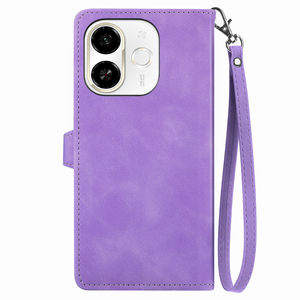 เคสกระเป๋าสตางค์หนังลายดอกไม้ผีเสื้อสำหรับ tecno Spark 30 5g/Smart 9/50i ร้อนเคสพับได้มีซิปสำหรับ Samsung A36/A56 - Product Image 3