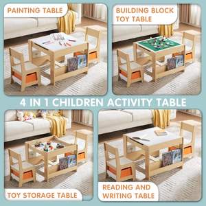 Детский деревянный стол для занятий - Product Image 3