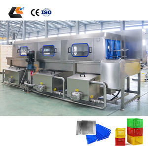 Laveuse de bacs en plastique SUS304 pour semences, panneaux flottants, caisses de volaille et conteneurs en plastique pour pommes - Product Image 2