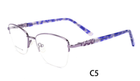 Nouvelles Lunettes Optiques Métalliques Durables pour Femmes, Design Tendance, Verres à Transition de Couleur, Haute Qualité
